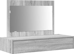 vidaXL - Wandplank - Kaptafel - Grijs - Sonoma - 100x40x70 - cm