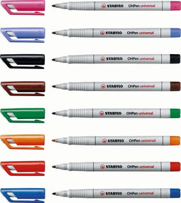 STABILO OHPen - Non-permanent - Fine 0,7 mm - Zwart - per stuk