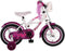 Volare Heart Cruiser - Kinderfiets - 12 inch - Wit Paars