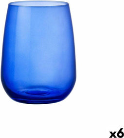 Glas Bormioli Rocco Restaurant Cobalto Blauw Glas (430 ml) (6 Stuks)