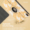 imoshion Tablet Hoes - Geschikt voor iPad Air 5 (2022) / Air 4 (2020) - 360° Draaibare Design Bookcase 2.0 - Yellow Flowers