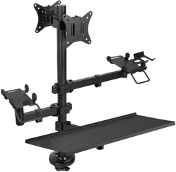 TooQ TQPM0003 - Schermtafel Support - Draaiend - Zwart (2 stuks)