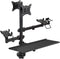 TooQ TQPM0003 - Schermtafel Support - Draaiend - Zwart (2 stuks)