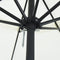 vidaXL - Tuinparasol - 395x245 - cm - Zand - Wit