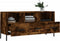 vidaXL - Tv-meubel - 102x36x50 - cm - bewerkt - hout - gerookt - eikenkleurig