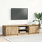 vidaXL - Tv-meubel - 140x40x36 - cm - bewerkt - hout - artisanaal - eikenkleurig