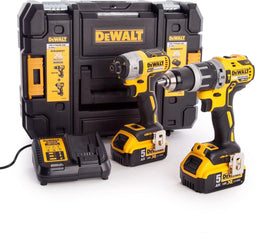 DeWalt DCK266P2T Combiset - Accu Klop-/Schroefboormachine + Accu Slagschroevendraaier - 18V 5.0Ah XR Li-ion