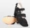 POSH by Poelman BO - Dames Sandalen met hak - Imitatiesuède - Zwart - Maat 41