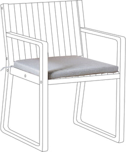 Tuinzitkussen SASSARI PREMIUM 46 x 46 cm Grijs
