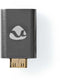 Nedis CVTB34906GY - HDMI high-speed adapter met ethernet - mini-HDMI naar HDMI - Grijs
