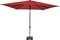 Madison Parasol | Corsica push-up | Brick Red | 200x250cm