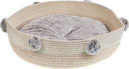 Beliani ORTACA - Dierenbed - Beige - Katoen