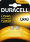 Duracell LR43 - Knoopcel batterij - 1,5 Volt - 18 gr