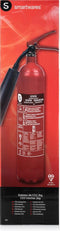 Smartwares FEX-15621 - CO2 Brandblusser - 2 kg - Brandklasse B - BSI Gecertificeerd - Rood