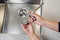 Happy sinks by Magisso - Rechte Vaatdoekhouder - Magnetisch - RVS