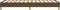 vidaXL - Boxspringbed - 100x200 cm - stof - donkerbruin