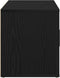 vidaXL - TV-kast - Zwart - Eiken - 100x35x40 - cm - Bewerkt - Hout