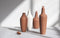 Tap Water Carafe - oppervlaktewater water karaf (laag model) in terracotta kleur steengoed