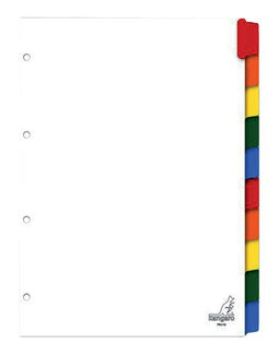 Tabbladen Kangaro 4-gaats PK410 10-delig karton wit - 20 stuks