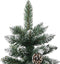 vidaXL Kunstkerstboom - 210 cm - PVC - groen