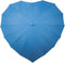 Impliva Heart - Paraplu - UV-bescherming - Lichtblauw