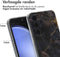 imoshion Hoesje Geschikt voor Samsung Galaxy S23 FE Hoesje Siliconen - imoshion Design hoesje - Meerkleurig / Black Marble