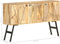 vidaXL - Dressoir - 118x30x75 - cm - massief - mangohout