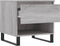 vidaXL - Salontafel - 50x46x50 - cm - bewerkt - hout - grijs - sonoma - eikenkleurig
