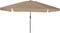 vidaXL - Tuinparasol - ø395x245 - cm - Taupe