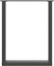vidaXL - Eettafelpoten - 2 - st - U-vormig - 70x(72-73) - cm - staal - antraciet