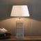 Riviera Maison Tafellamp Beige natuursteen - Novalie lampenvoet rechthoek 42 cm hoog