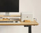 Oakywood Dual Laptop Dock - Zwart Massief Eiken - Echt Hout Verticale MacBook/Laptop/Tablet Standaard - Clean Desk Design