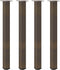 vidaXL - Salontafelpoten - 4 - st - 90-92 - cm - staal - naturel