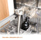 Royalty Line® ESMS800 Staafmixer Set - 3 in 1 Mixer / Hakmolen / Garde - 800W - BPA Vrij - Handmixer - 20 Snelheidsinstellingen - RVS / Rood