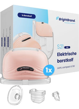 Brightbrand Draadloze Elektrische Borstkolf - Comfortabel - Efficiënt - Timer - Aanpasbare Modi - US