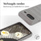 imoshion Hoesje - Geschikt voor Google Pixel 8 - EasyGrip Backcover - Grijs