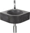 DIFFERNZ CLEO - FONTEINSET 30X30X10CM - Natuursteen - Zwart