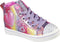 Skechers S Lights\Xae-Twi-Lites 2.0-Heart Sneakers - Glitter Lace Up High Top - Multi (Maat 29)