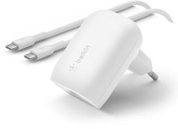 Belkin BoostCharge 30 W - USB-C PD 3.0 PPS-wandlader met USB-C naar C-kabel