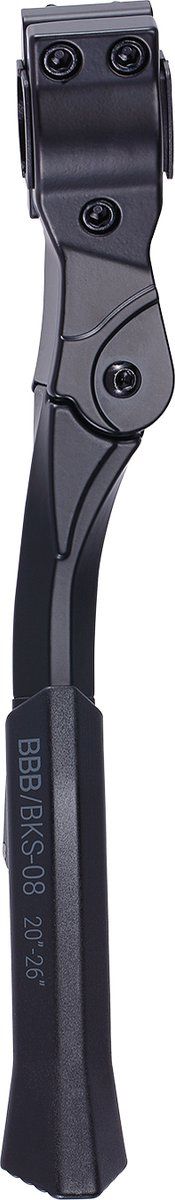 BBB Cycling UniKick Clampmount - Fietsstandaard 20-26 inch - Verstelbaar zonder gereedschap - Mat Zwart