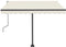 vidaXL - Luifel - vrijstaand - handmatig - uittrekbaar - 300x250 - cm - crèmekleurig