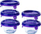 My First Pyrex Baby Voedselcontainer - Set van 5 Stuks - Glas - Paars - Pyrex