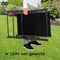 Infinity Goods Tuinstoel - 7 standen - Inklapbaar - Antraciet (2 stuks)