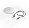 Hama 00183380 - Draadloze oplader - Qi-technologie - Wit Zilver