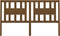 vidaXL - Hoofdbord - 156x4x100 - cm - massief - grenenhout - honingbruin
