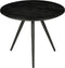 Mica Decorations Jailey - Bijzettafel - Set van 2 - H49 x Ø50 cm - Gerecycled Hout - Zwart (2 stuks)