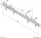 Neomounts NMPRO-WMB2 - Wandsteun voor 2 schermen tot 55