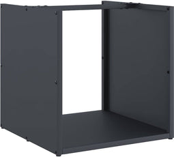 vidaXL - Brandhoutrek - 40x40x40 - cm - koudgewalst - staal - antracietkleurig