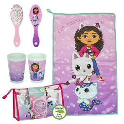 Kindertoiletartikelen Reisset Gabby's Dollhouse Roze 23 x 15 x 8 cm 4 Onderdelen