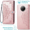 iMoshion Hoesje Geschikt voor Xiaomi Redmi Note 9T (5G) Hoesje Met Pasjeshouder - iMoshion Mandala Bookcase - Rosé Goud